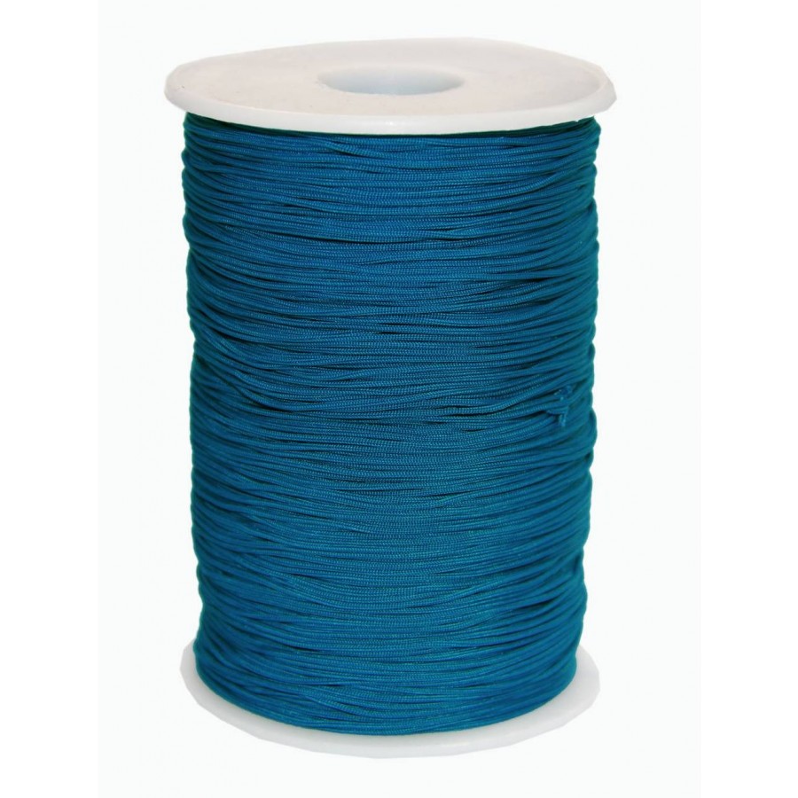 Κορδόνι polyester σε πετρόλ χρώμα 1mm κατάλληλο για πλεξιματα-μακραμέ Τιμή ανα μέτρο