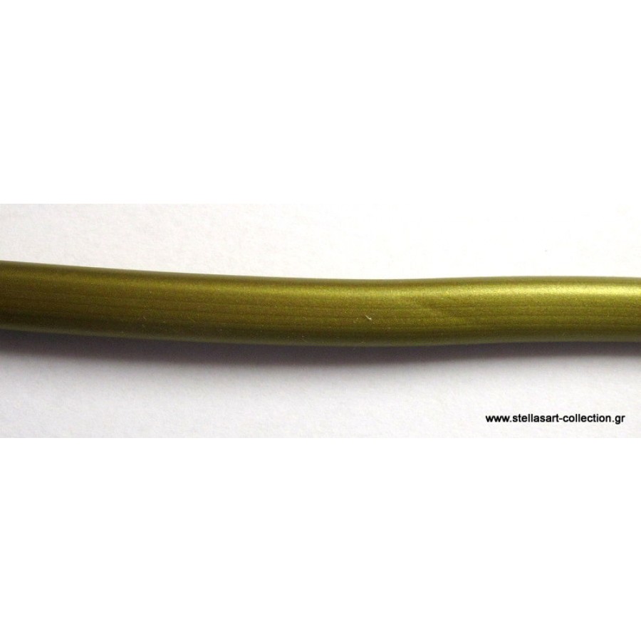 Χοντρό οβαλ καουτσούκ 10mm σε μπρονζέ χρώμα-τιμή ανα μέτρο