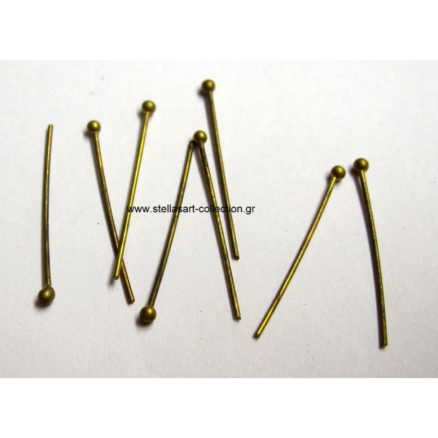 Μπρονζέ μεταλλική γράνα με μπίλια 25mm τιμή ανα τεμάχιο