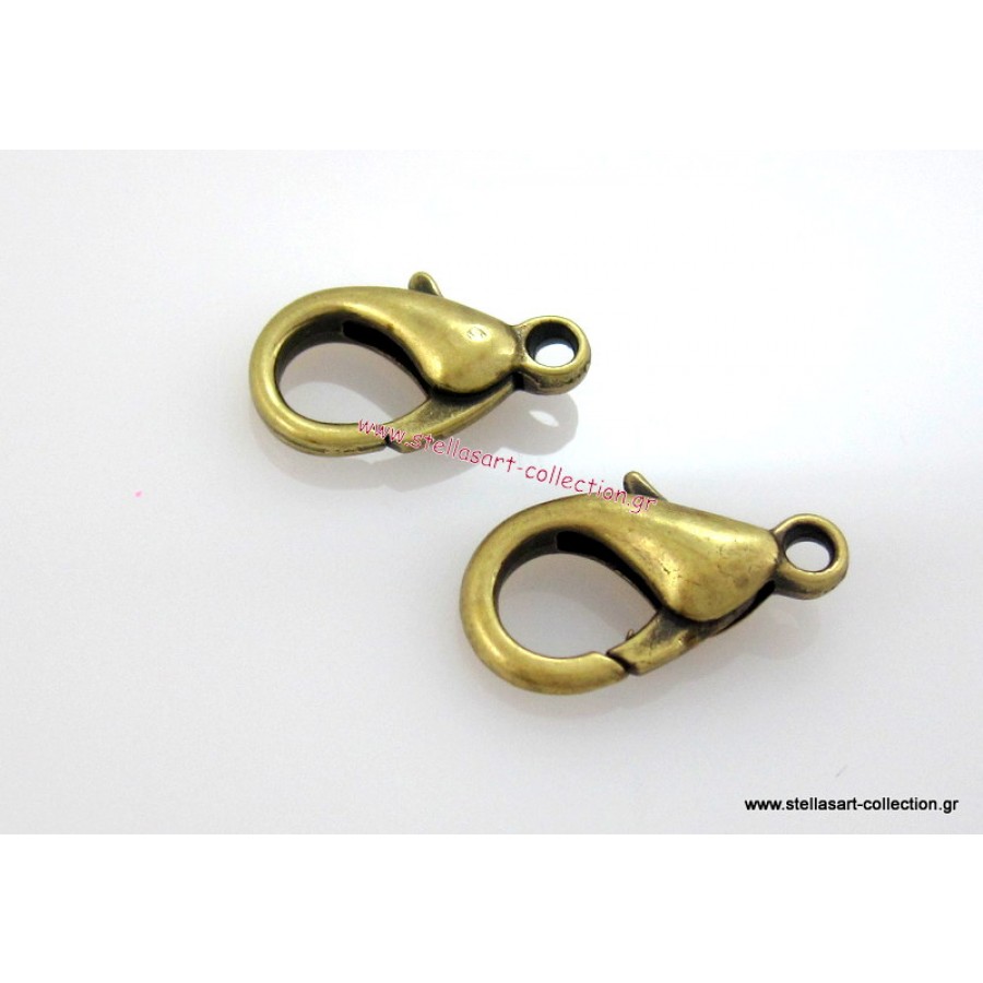 Καβουράκι μεγαλο σε μπρονζέ 8X15mm     τιμη ανα τεμάχιο