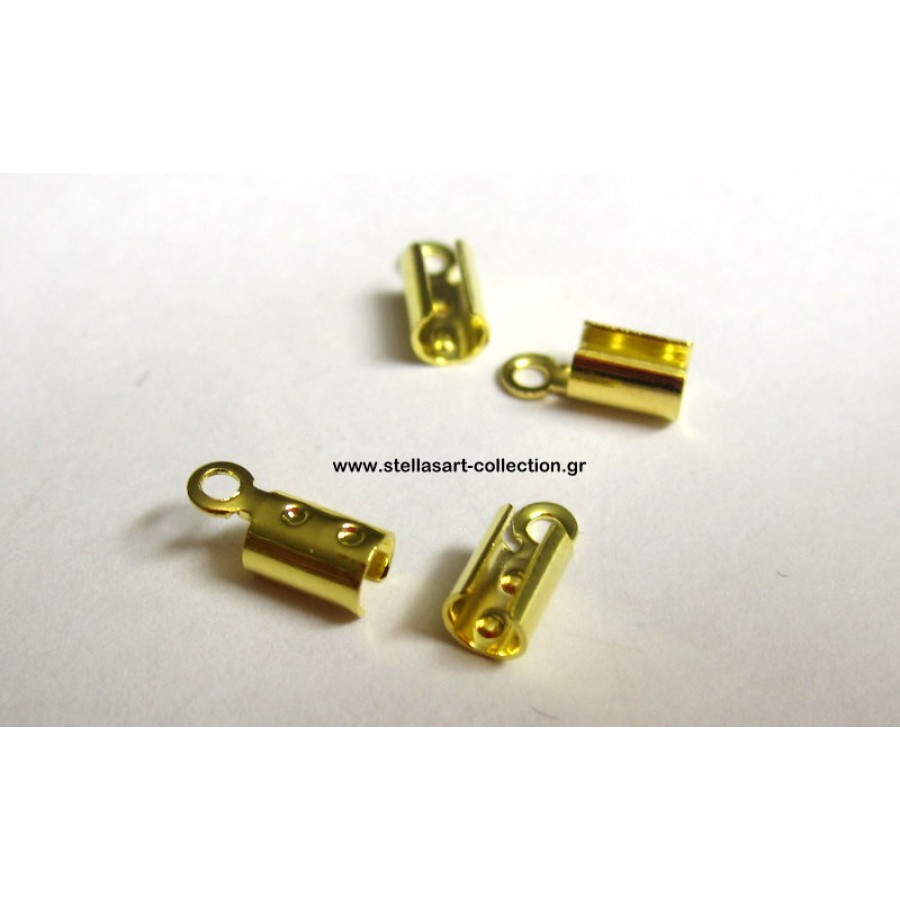Μεταλλικό επίχρυσο σφιχτηράκι 2.6mm     τιμή ανα τεμάχιο