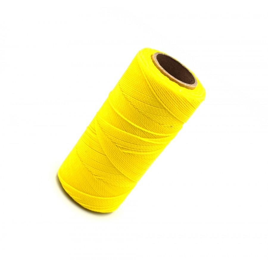 Κερωμένο κορδόνι Linhasita 1mm με ελαφρύ κέρωμα σε κίτρινο χρώμα-ανά μέτρο /ιδανικό για την κατασκευή χειροποίητων κοσμημάτων μακραμέ
