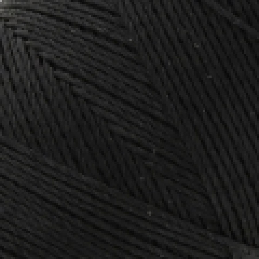 Κερωμένο κορδόνι Linhasita 0.75mm με ελαφρύ κέρωμα σε μαύρο χρώμα, ιδανικό για να φτιάξεις χειροποίητα κοσμήματα μακραμέ-ανά μέτρο