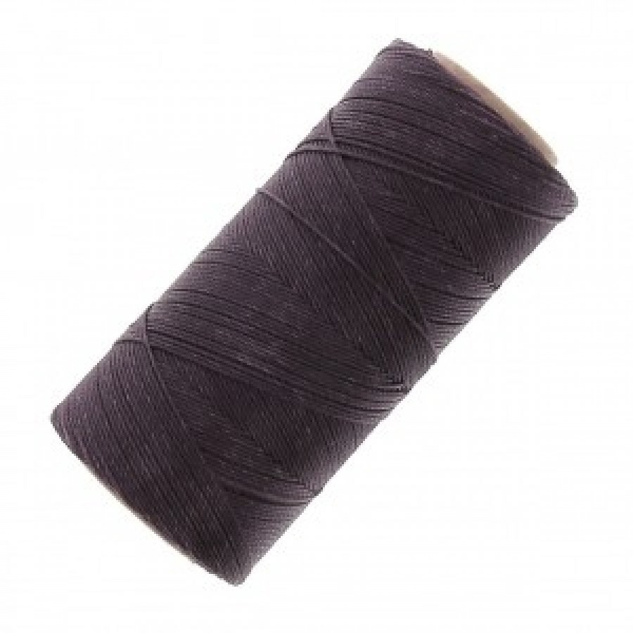 Κερωμένο κορδόνι Linhasita 1mm με ελαφρύ κέρωμα σε smokey purple χρώμα -ανά μέτρο,κατάλληλο για να φτιάξεις χειροποίητα κοσμήματα μακραμέ