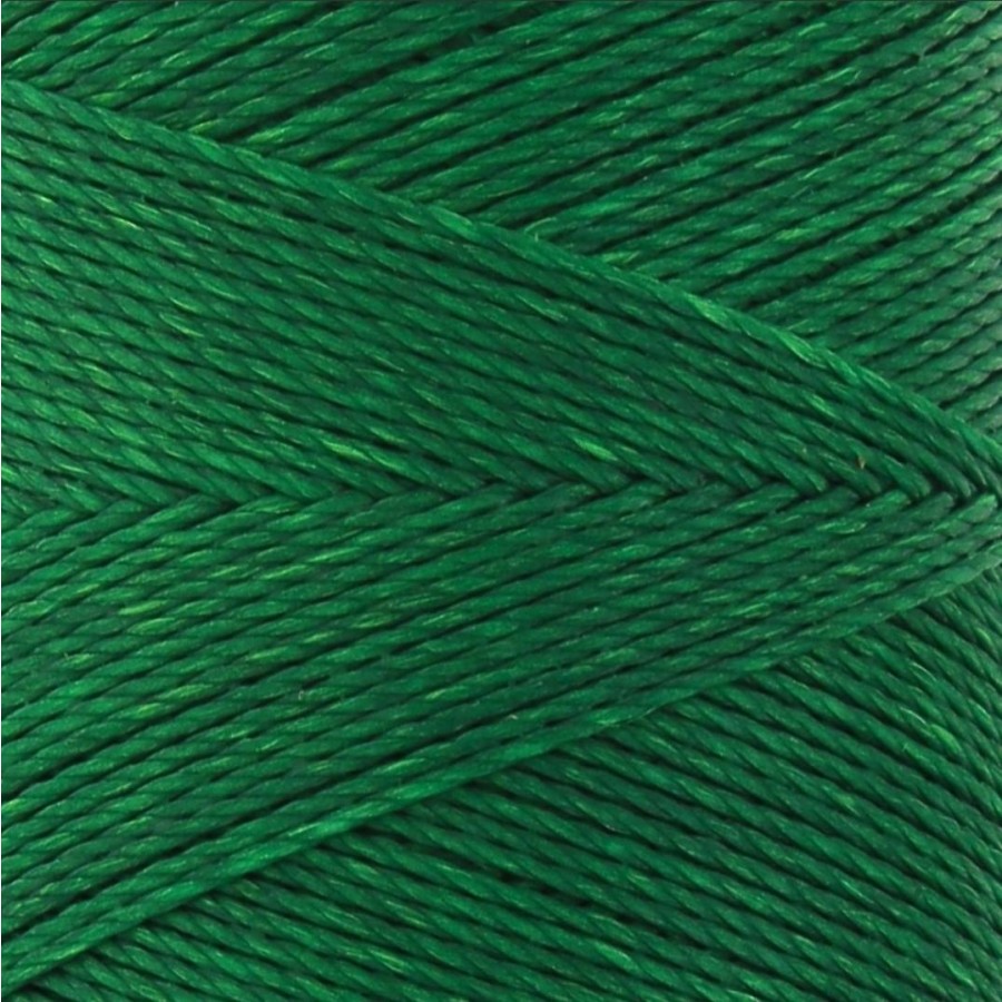 Κερωμένο κορδόνι Linhasita 0.75mm με ελαφρύ κέρωμα σε πράσινο χρώμα, ιδανικό για να φτιάξεις χειροποίητα κοσμήματα μακραμέ-τιμή ανά μέτρο