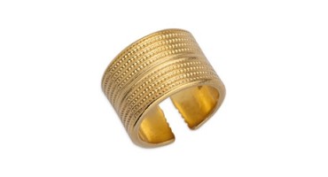 Δαχτυλίδι έθνικ επιχρυσωμένο (24k) - τιμή ανά τεμάχιο
