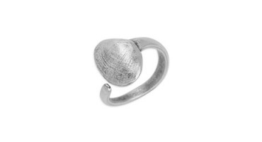 Δαχτυλίδι κοχύλι αχιβάδα 17mm επάργυρο σε ασημί αντικέ - τιμή ανά τεμάχιο
