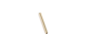 Σωληνάκι ίσιο 18mm με τρύπα Φ1,2mm σε επίχρυσο (24Κ) κατάλληλο για την κατασκευή κοσμημάτων-ανά τεμάχιο