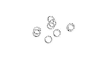 Κρικάκι ορειχάλκινο εξ. διάμετρος 4,5mm και πάχος 0,6mm σε επάργυρο αντικέ, κατάλληλο για την κατασκευή κοσμημάτων-τιμή ανά συσκευασία των 10τμχ