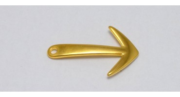 Μεταλλικό κούμπωμα "αγκυρα"23 x 37 mm επίχρυση τιμή ανα τεμάχιο