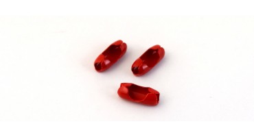Κουμπωμα για αλυσίδα"καζανάκι" 2mm έως 3.2mm σε κόκκινο  γυαλιστερο χρώμα τιμή ανα τεμάχιο