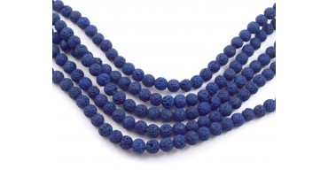 Λάβα  8mm σε  σκούρο μπλέ-ανα τεμάχιο