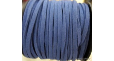 Κορδόνι σουέτ 3mm για την κατασκευή των κοσμημάτων και των μαρτυρικών σου, στο χρώμα του τζιν-ανά μέτρο