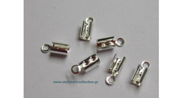 Μεταλλικό ασημί σφιχτηράκι 2,6mm     τιμή ανα τεμάχιο