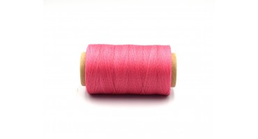 Κορδόνι ελαφρώς κερωμένο 0,8mm σε ροζ χρώμα  τιμή ανα καρούλι 