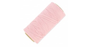 Κερωμένο κορδόνι Linhasita 1mm με ελαφρύ κέρωμα σε baby pink χρώμα,ιδανικό για χειροποίητα κοσμήματα μακραμέ- ανά καρούλι περίπου 180 μέτρα