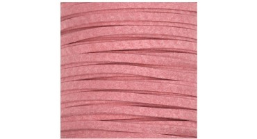 Κορδόνι σουέτ 3mm για την κατασκευή των κοσμημάτων και των μαρτυρικών σου, σε ροζ ανοιχτό χρώμα-ανά μέτρο