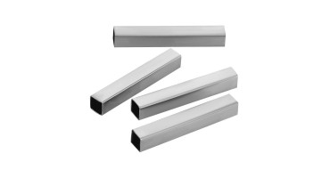 Μεταλλικό περαστό σωληνάκι τετράγωνο 20x3mm με τρύπα Φ3mm σε επάργυρο αντικέ, κατάλληλο για την κατασκευή κοσμημάτων-τιμή ανά τεμάχιο