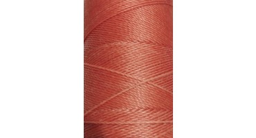 Κερωμένο κορδόνι Linhasita 0,75mm με ελαφρύ κέρωμα σε terracotta χρώμα ιδανικό για χειροποίητα κοσμήματα μακραμέ- ανά μέτρο