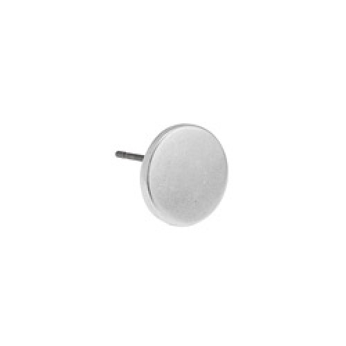 Σκουλαρίκι δίσκος 10mm για χάραξη σε ασημί αντικέ με καρφί τιτανίου, κατάλληλο για την κατασκευή κοσμημάτων-Τιμή ανά ζευγάρι