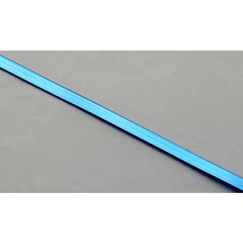 Εύκαμπτο πλακέ σύρμα απο αλουμίνιο σε μπλε γυαλιστερό χρώμα 5mm     τιμη ανα μισό μέτρο μέτρο(50cm)
