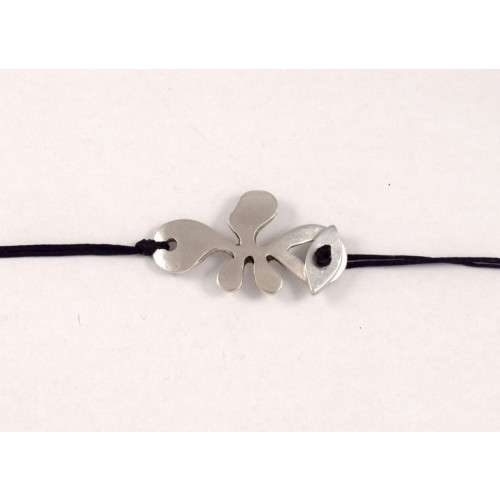 Διπλο κουμπωμα  ελαφρά Σφυρήλατο ακανόνιστο καμπυλωτό 20 x 36 mm. Aνα κουμπωμα(σετ 2 κομματια)