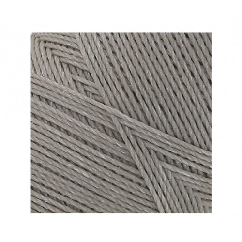 Κερωμένο κορδόνι Linhasita 0,75mm με ελαφρύ κέρωμα σε γκρι ιδανικό για να φτιάξεις χειροποίητα κοσμήματα μακραμέ-ανά μέτρο