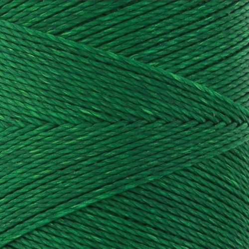 Κερωμένο κορδόνι Linhasita 0.75mm με ελαφρύ κέρωμα σε πράσινο χρώμα, ιδανικό για να φτιάξεις χειροποίητα κοσμήματα μακραμέ-τιμή ανά μέτρο
