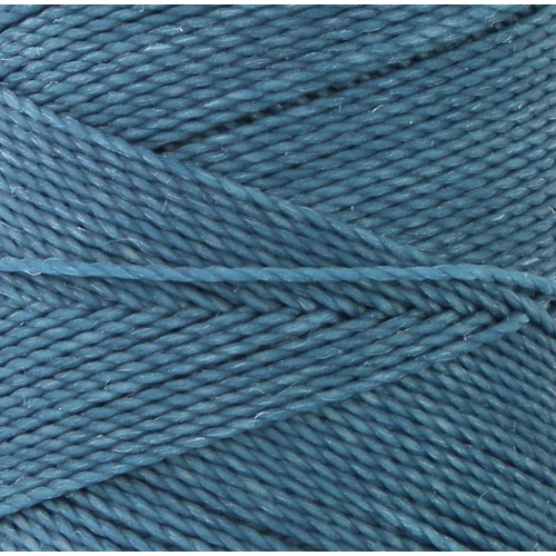 Κερωμένο κορδόνι Linhasita 1mm με ελαφρύ κέρωμα σε capri blue χρώμα, ιδανικό για να φτιάξεις χειροποίητα κοσμήματα μακραμέ-ανά μέτρο