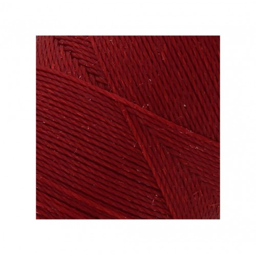Κερωμένο κορδόνι Linhasita 0,75mm με ελαφρύ κέρωμα σε κόκκινο χρώμα,ιδανικό για την κατασκευή κοσμημάτων μακραμέ-ανά μέτρο