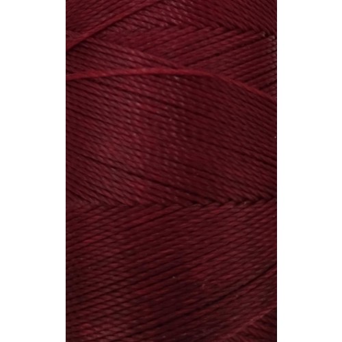 Κερωμένο κορδόνι Linhasita 0,75mm με ελαφρύ κέρωμα σε κόκκινο βουργουνδίας χρώμα,ιδανικό για να φτιάξεις χειροποίητα κοσμήματα μακραμέ-ανά μέτρο