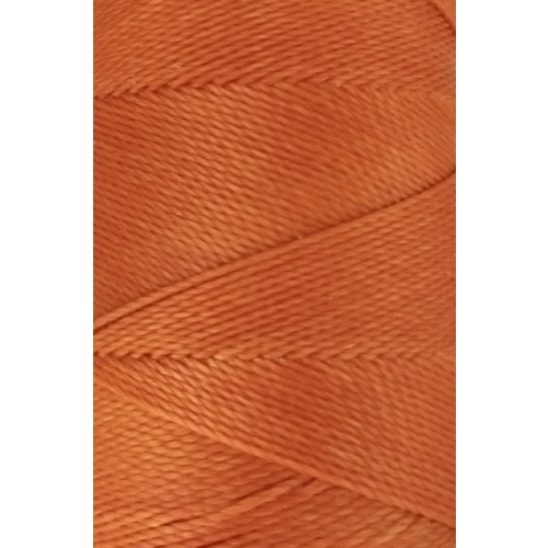 Κερωμένο κορδόνι Linhasita 0,75mm με ελαφρύ κέρωμα σε πορτοκαλί χρώμα, ιδανικό για να φτιάξεις χειροποίητα κοσμήματα μακραμέ-ανά μέτρο
