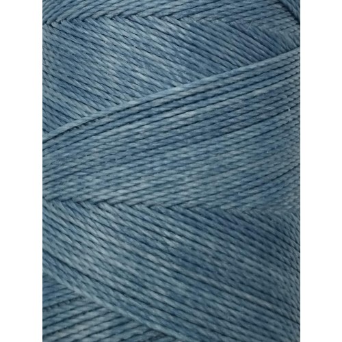 Κερωμένο κορδόνι Linhasita 0.75mm με ελαφρύ κέρωμα σε capri blue χρώμα, ιδανικό για να φτιάξεις χειροποίητα κοσμήματα μακραμέ-ανά μέτρο
